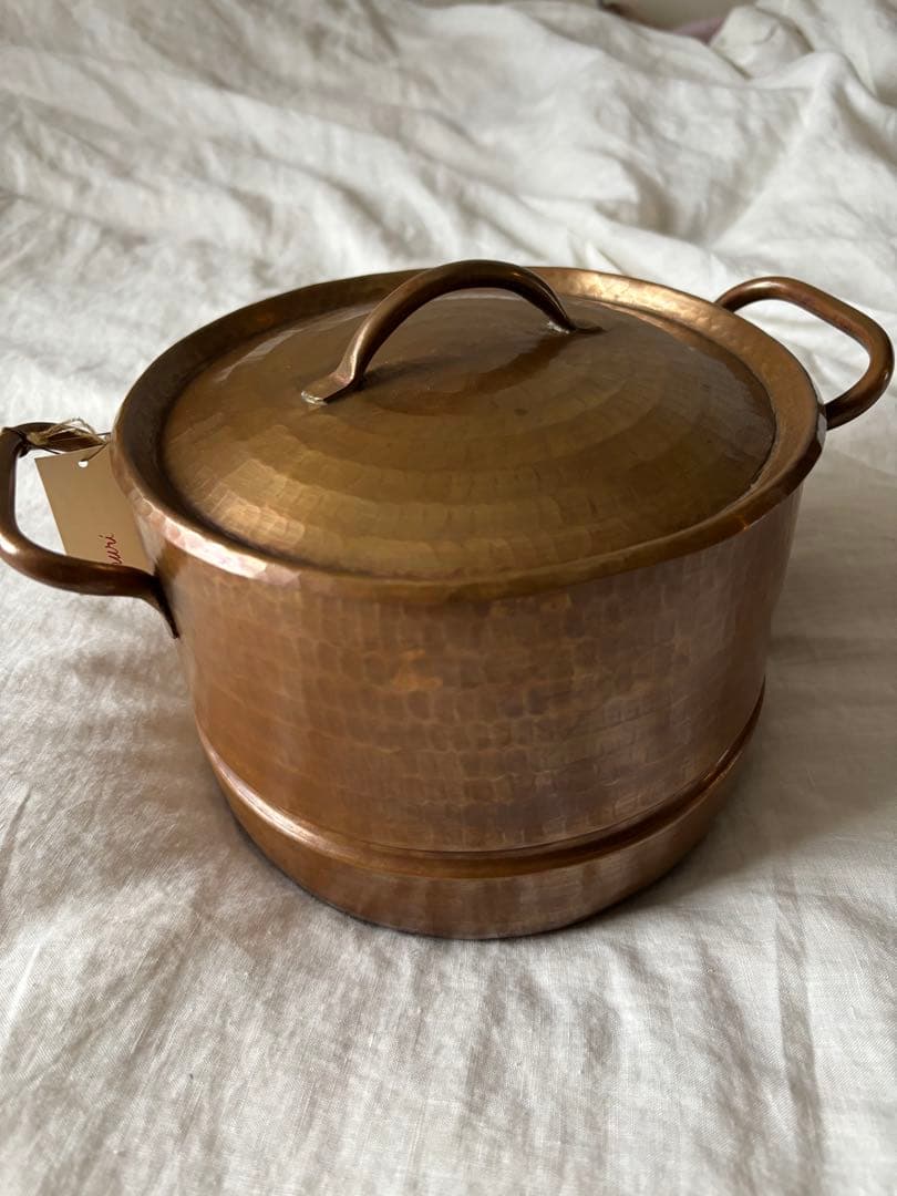 ババグーリ　銅　未使用品　蒸し鍋　傷あり　定価81,400円
