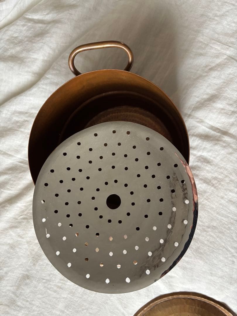 ババグーリ　銅　未使用品　蒸し鍋　傷あり　定価81,400円