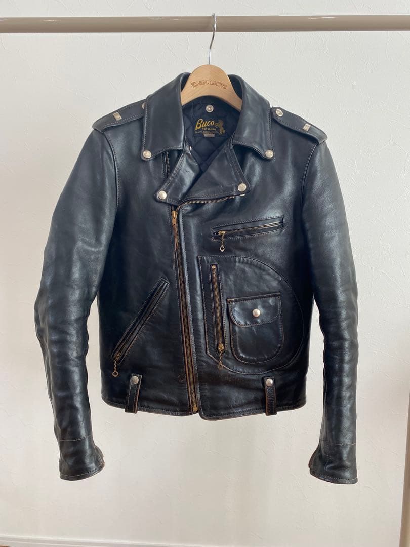 リアルマッコイズ ライダースジャケット buco J-24 38