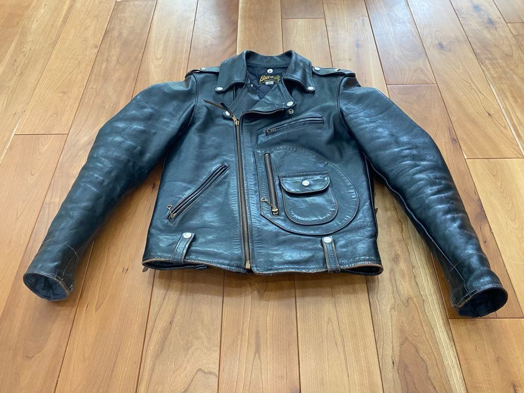 リアルマッコイズ ライダースジャケット buco J-24 38