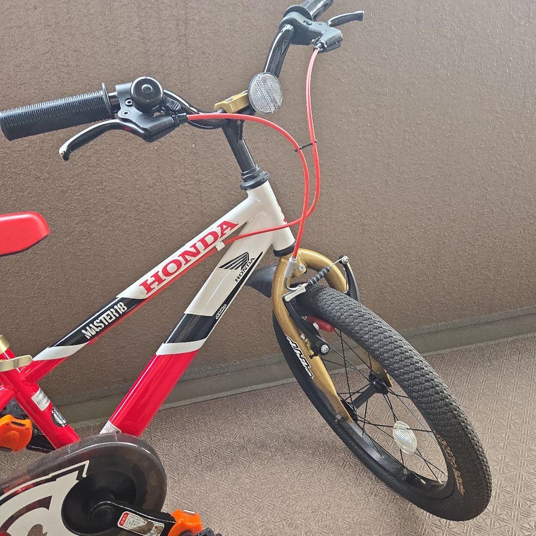 ロクマルD-bike Master 18インチ 子供用補助輪付自転車