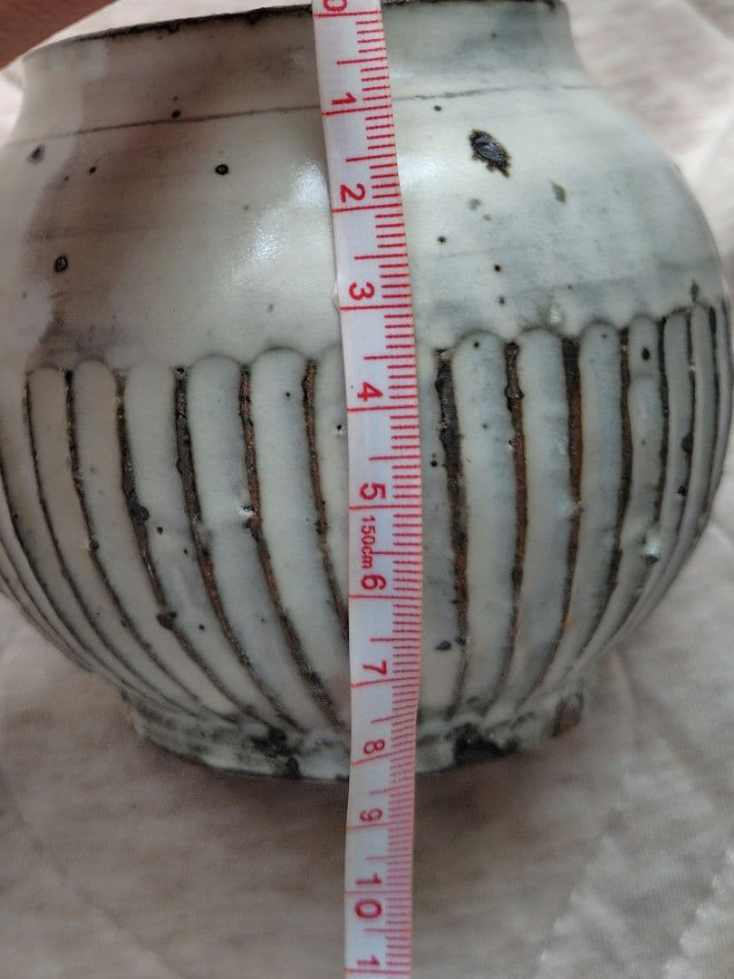 新品　粉引　塩壺　大　加藤祥孝さん