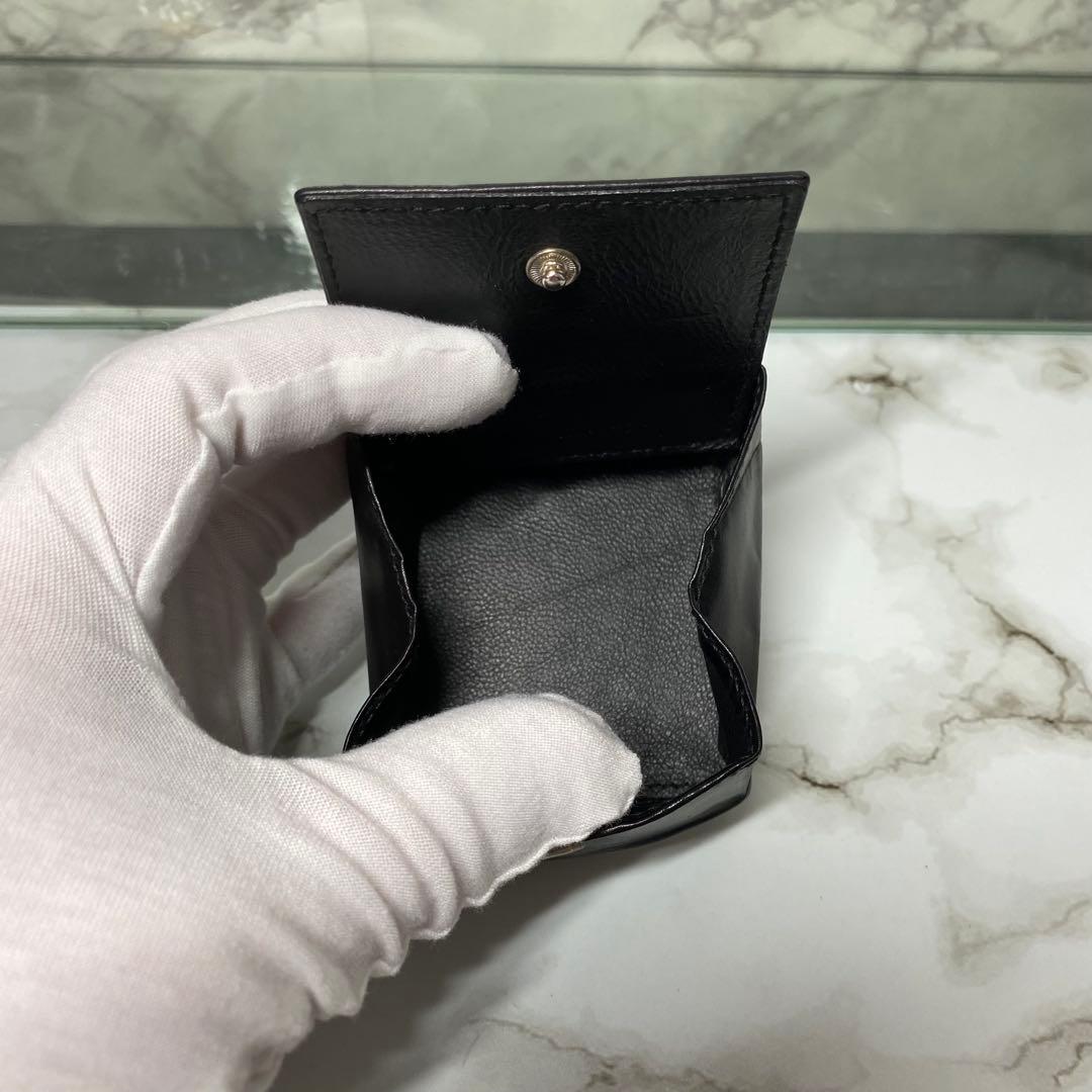 GUCCI グッチ ケース 小銭入れ スクエア レザー 本革 ブラック
