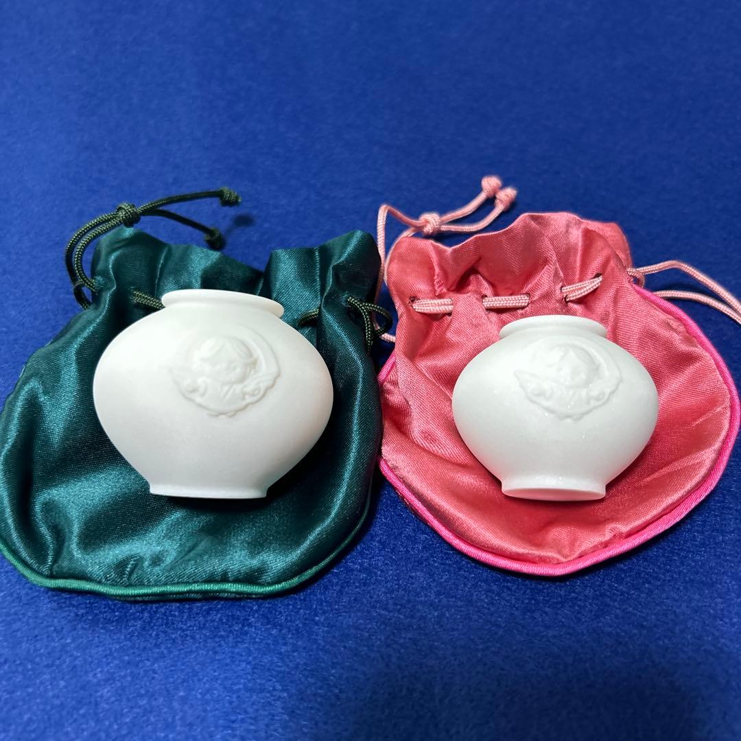 【天てん みなと】統一教会　ミニ壺　2個セット　袋付　箱付