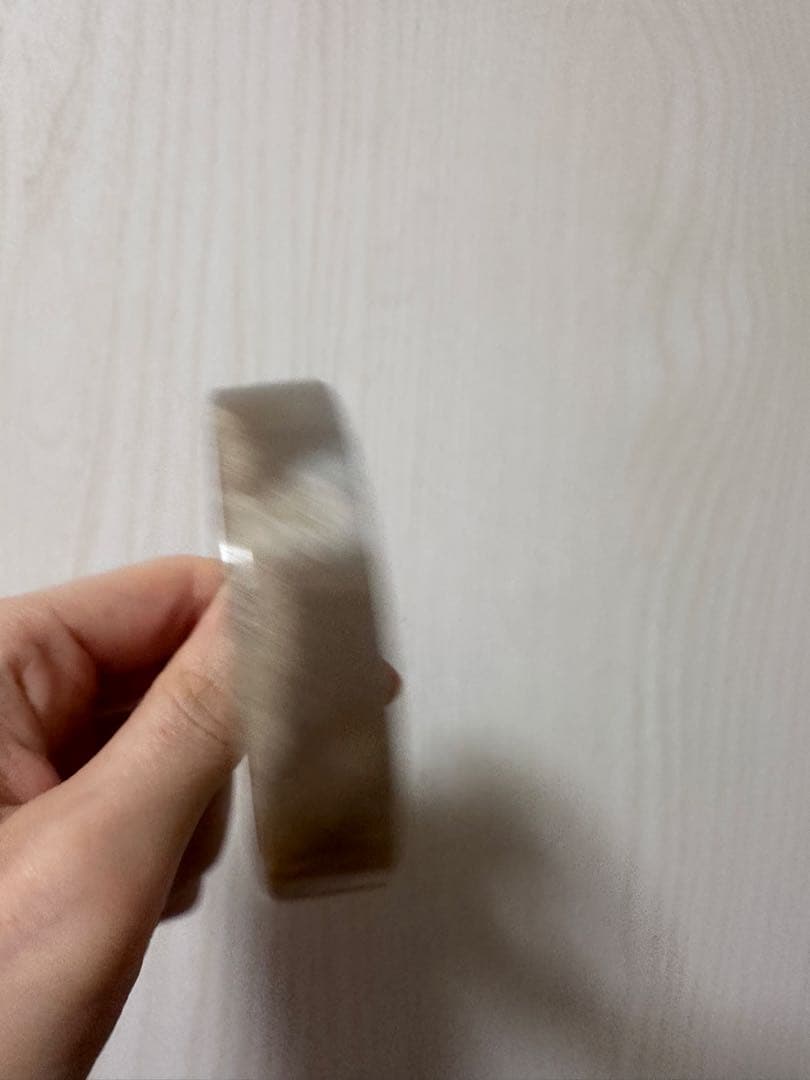 フォシルコーラル　方型バングル　化石珊瑚バングル　珊瑚玉バングル