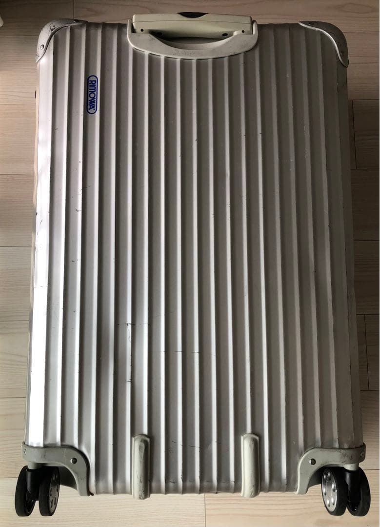 希少 リモワ トパーズ 82L 4輪 青ロゴ 旧ロゴ TSAロック アルミニウム