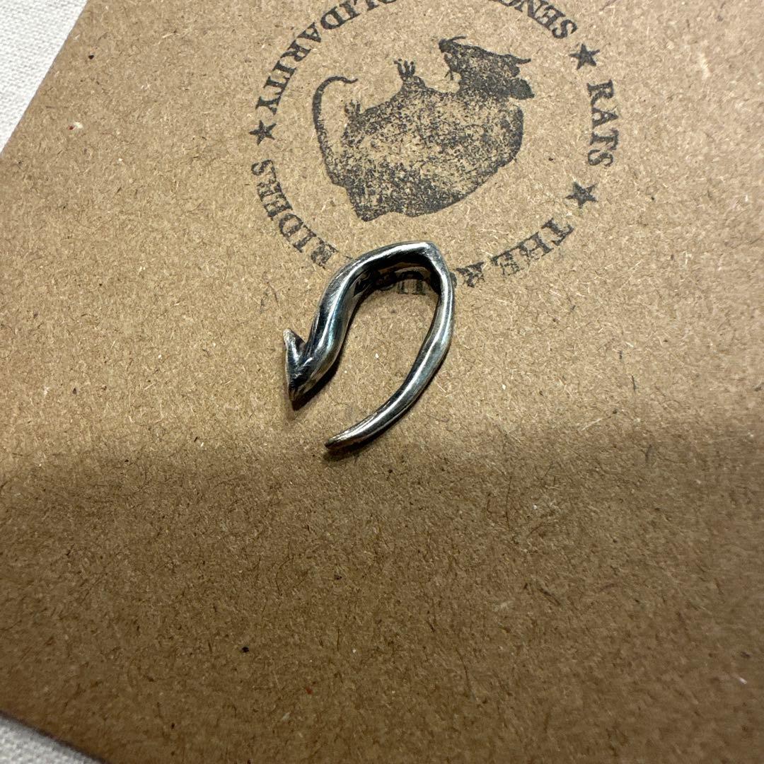 RATS ラッツ TAIL EARRINGS SILVER