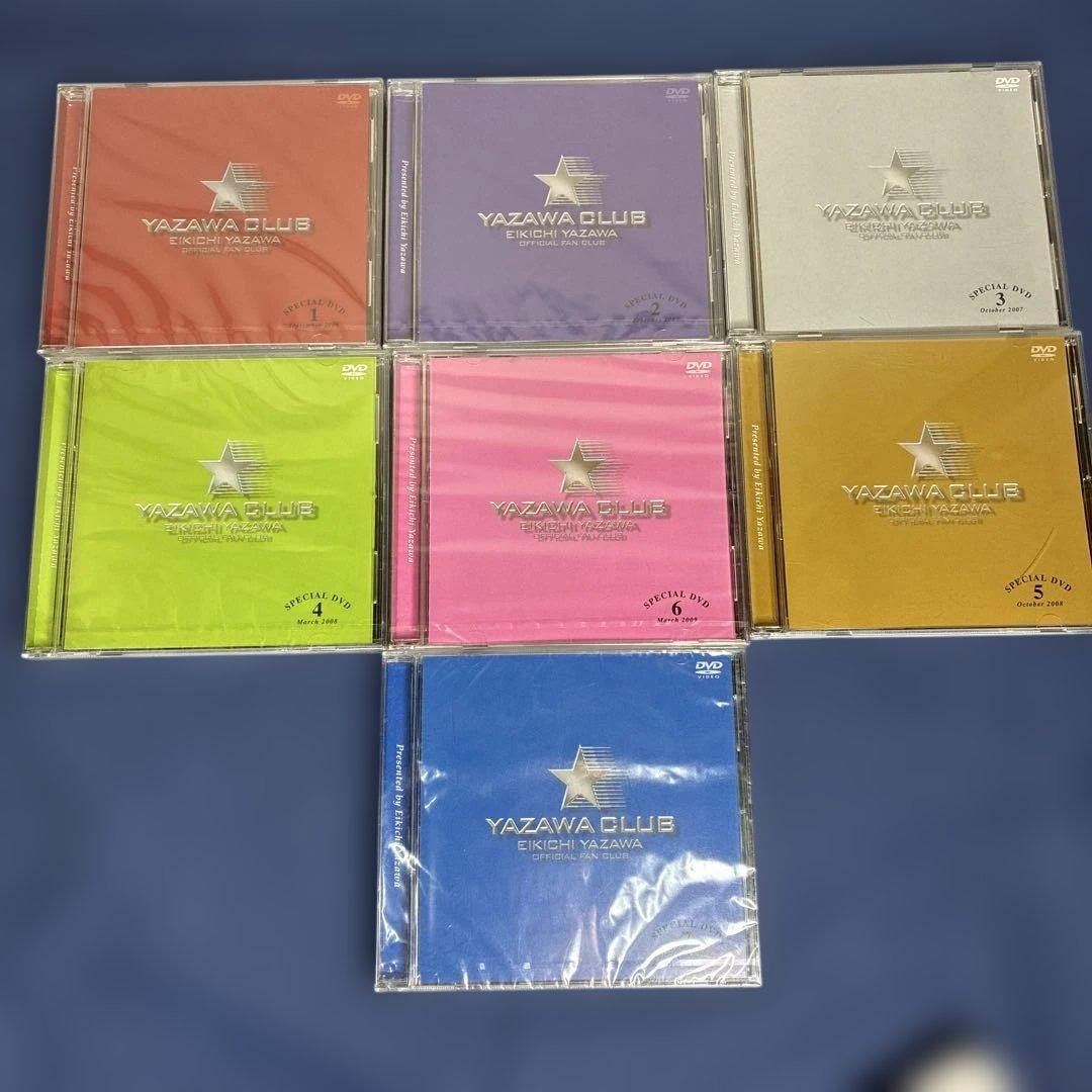 YAZAWA CLUB (矢沢永吉)DVD セット(1.2.4.6.７新品)