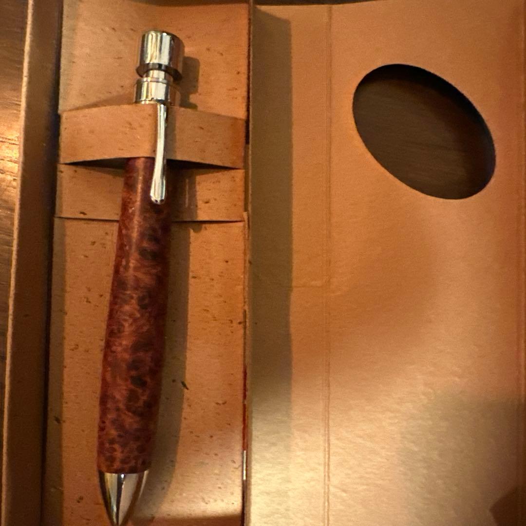 工房楔　花梨こぶ杢　グラッソ　多機能ペン