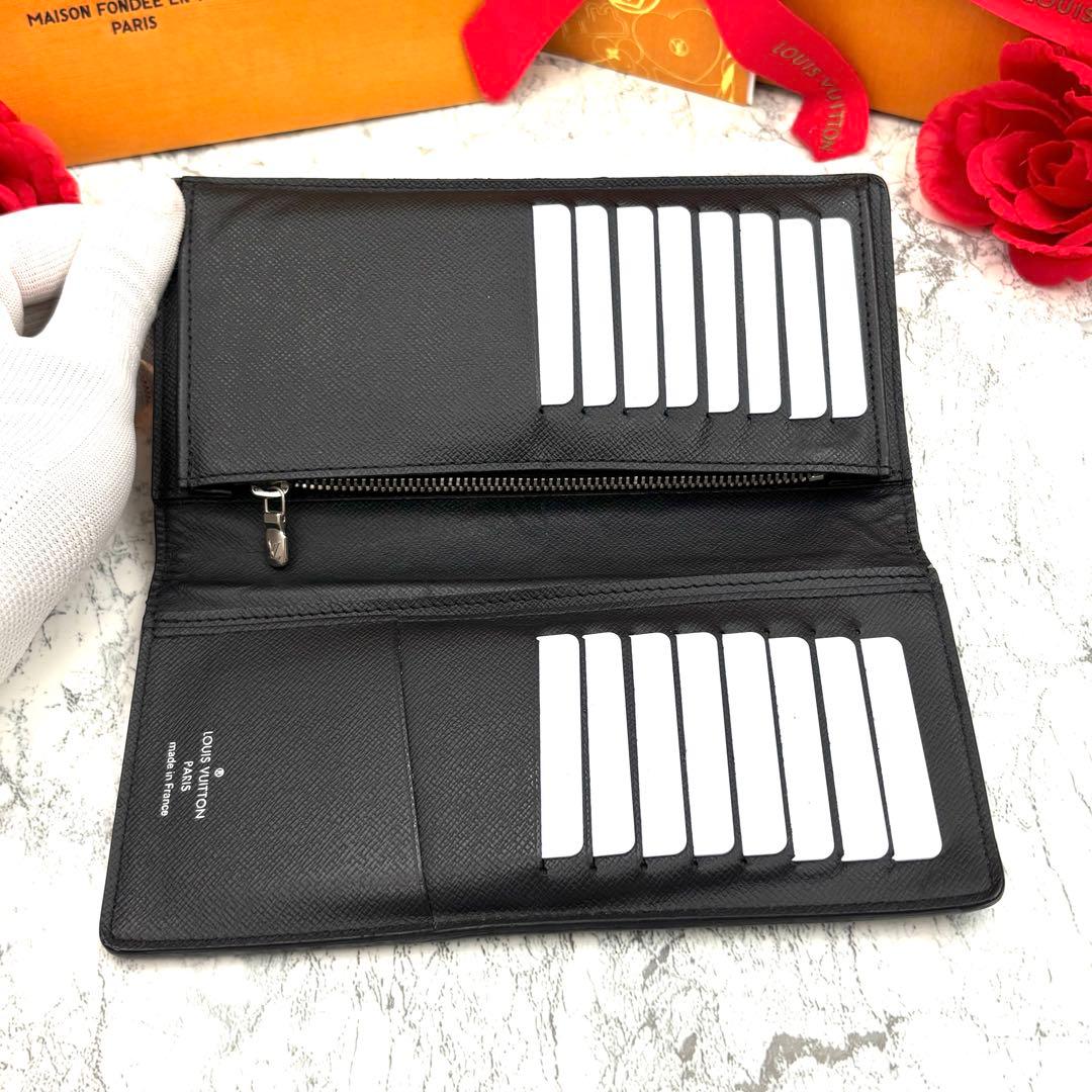 【新型モデル】 ルイヴィトン タイガ ポルトフォイユ ブラザ 長財布