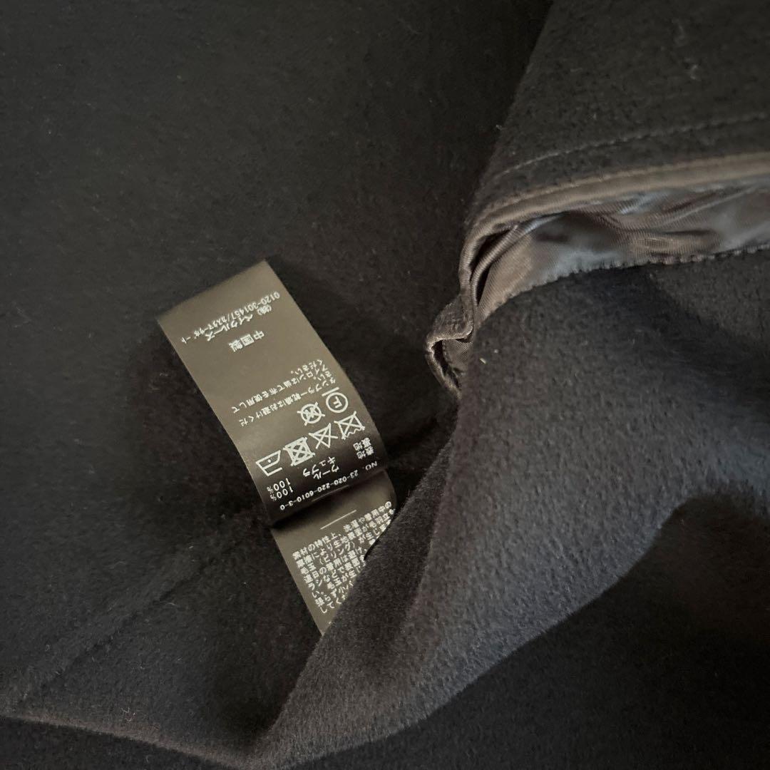 FRAMeWORK SUPER160sダブルブレストコート　ネイビー　36