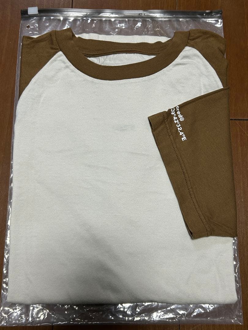 極美品 WTAPS 22ss IAN RAGLAN 茶白 ラグラン Mサイズ