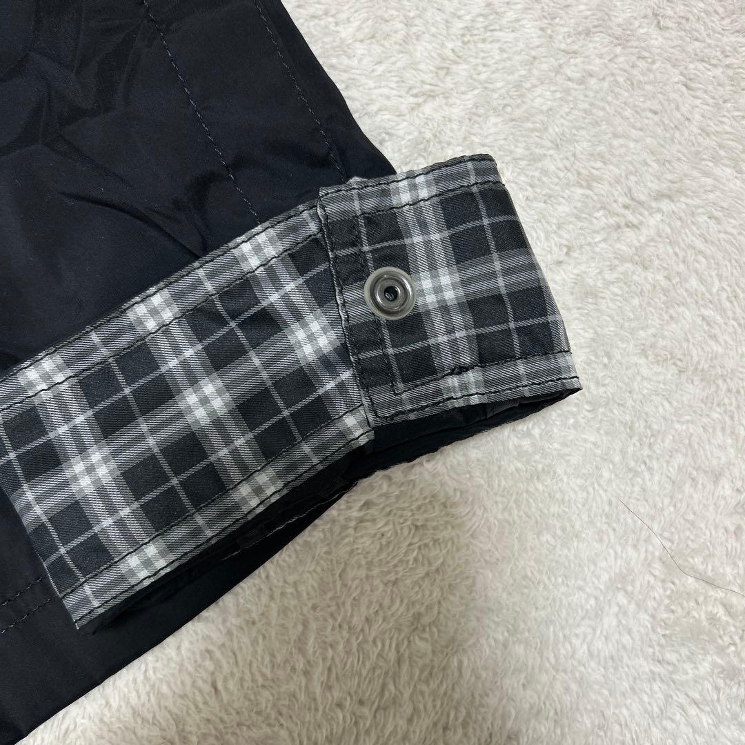 ♦︎新品同様♦︎バーバリーブラックレーベル♦︎ブラック マウンテンパーカー フード付き