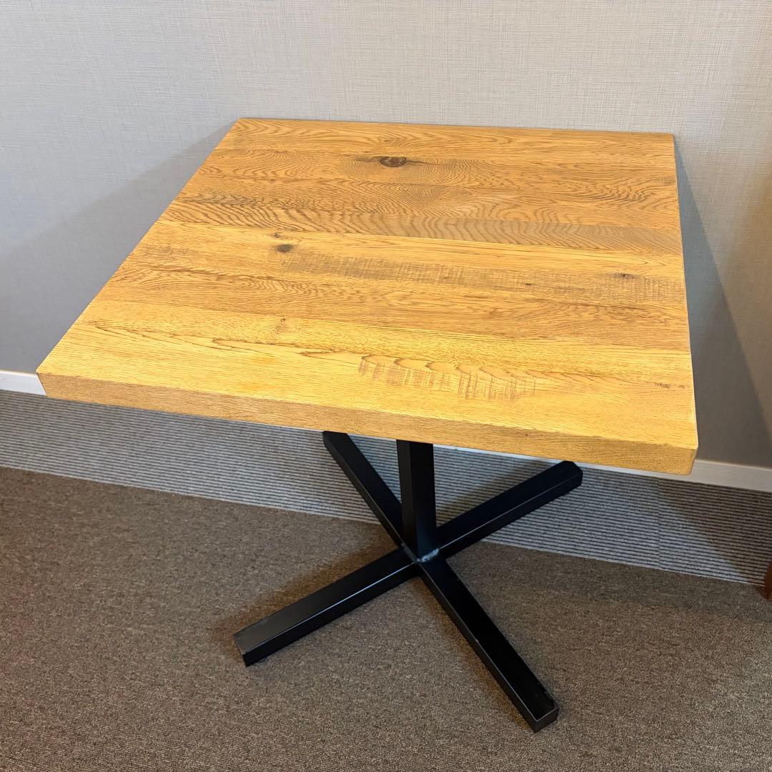 無垢天板カフェテーブル