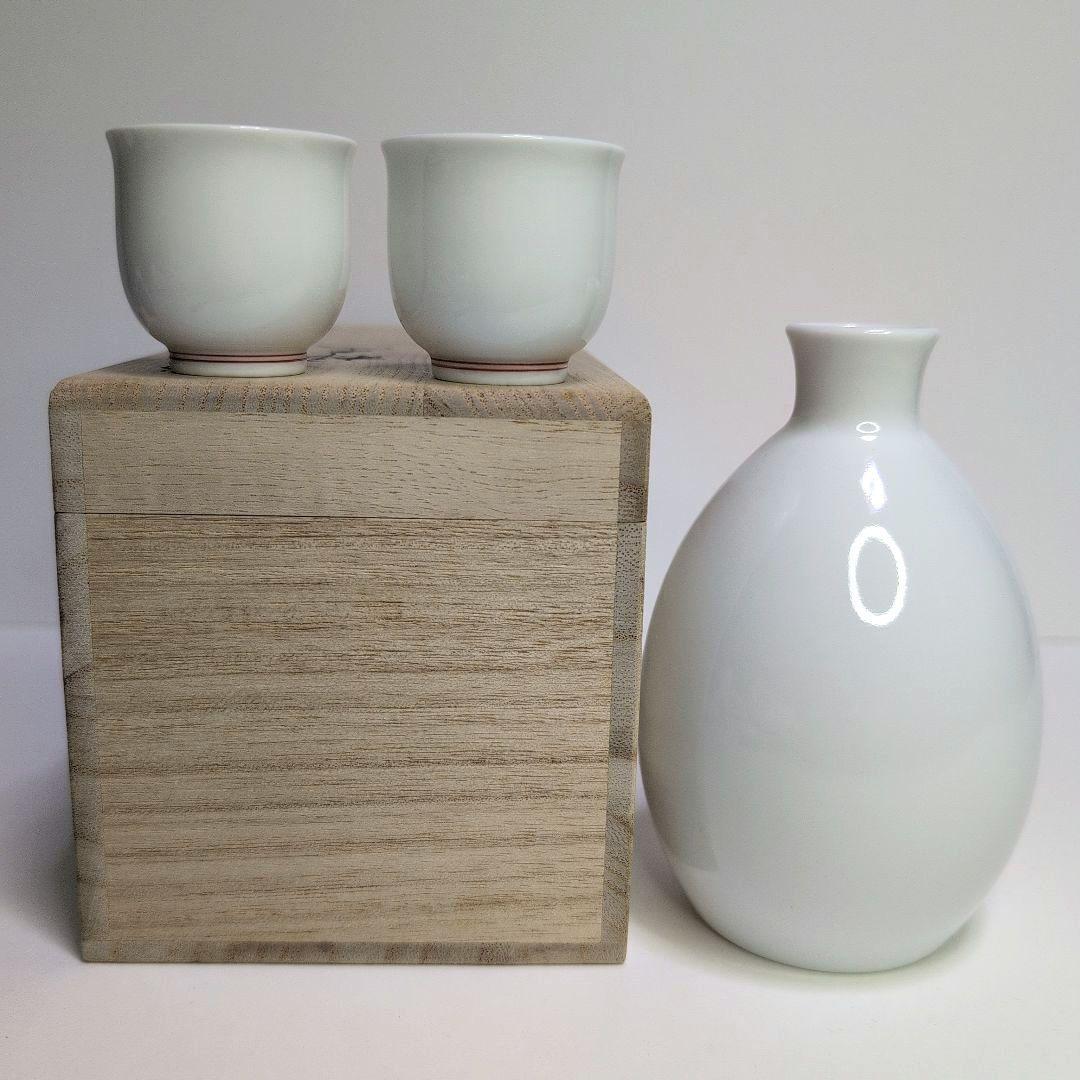 十五代柿右衛門 錦 柿文 酒器　柿右衛門窯