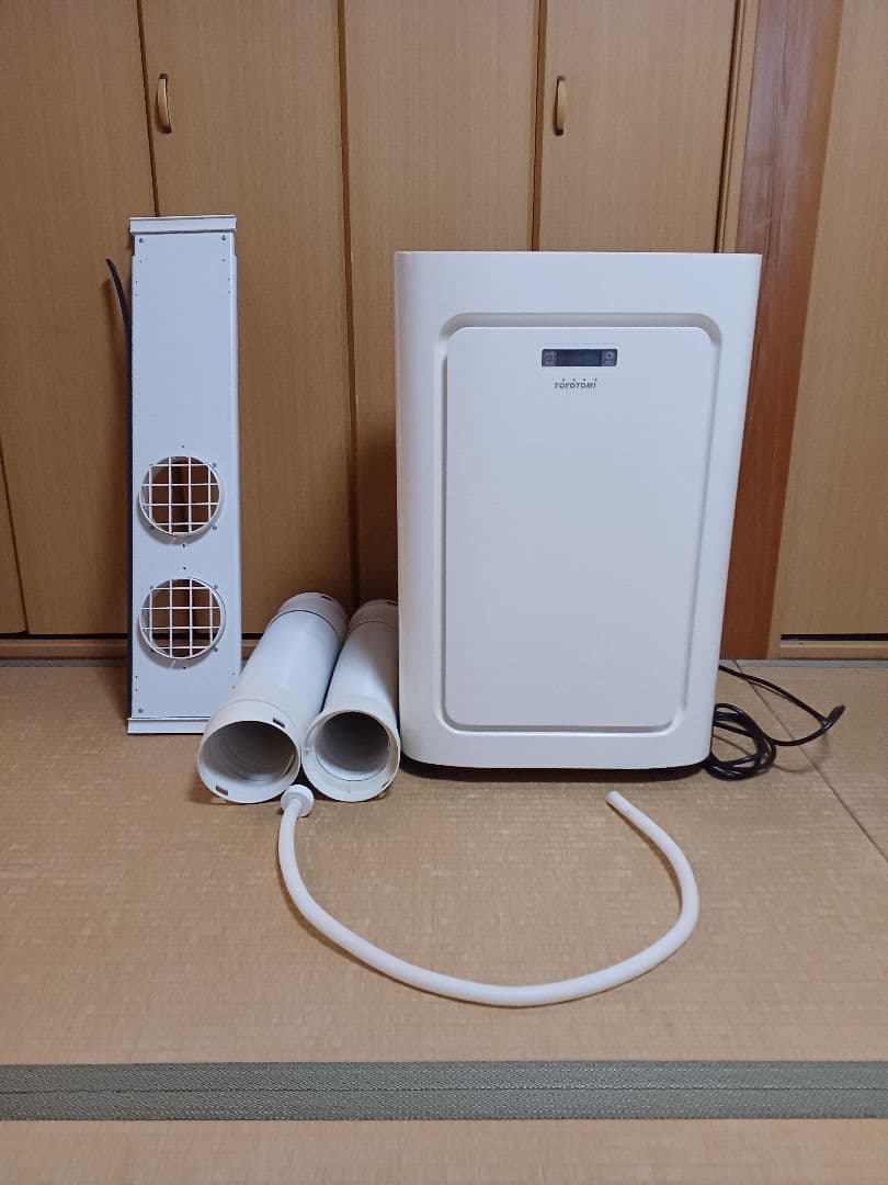 トヨトミ 置き型エアコン梱包込