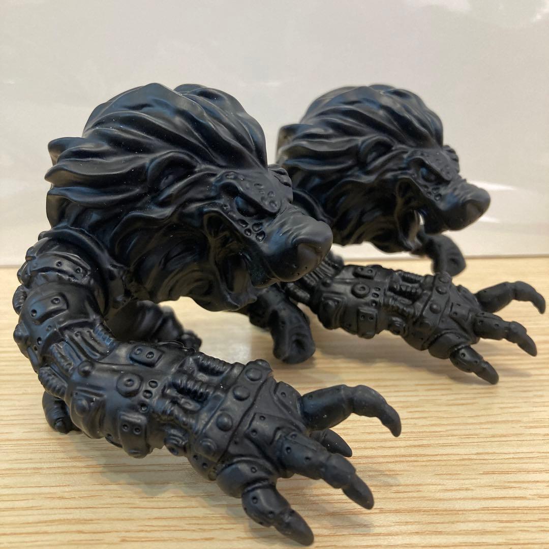 チ*日様 ソフビ 獅子雄 ブラック素体 1体