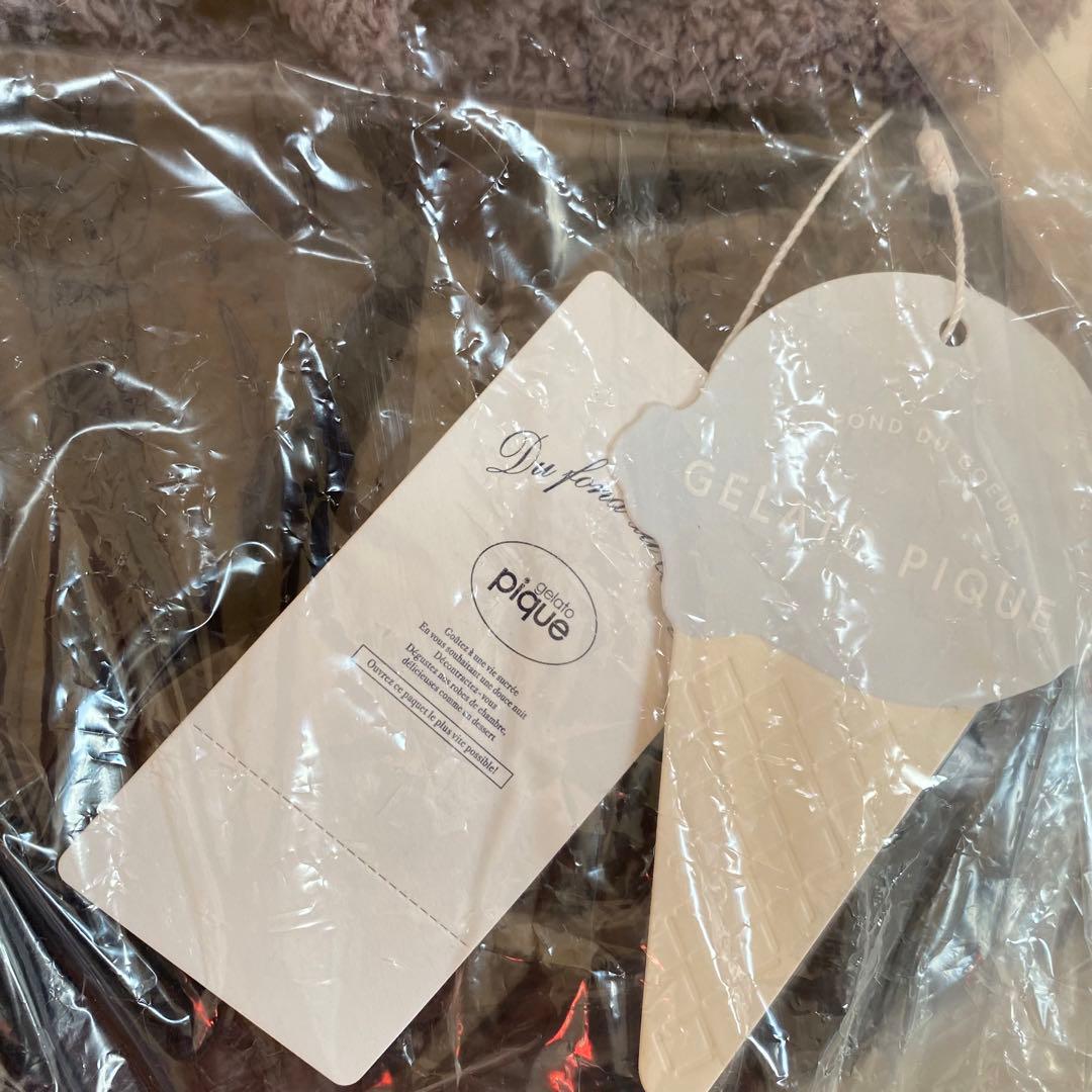 gelato pique ジェラートピケ ハートジャガードワンピース グレー