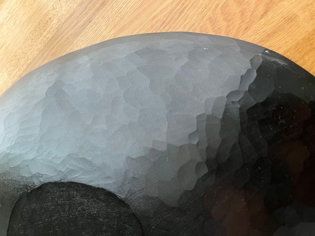 三谷龍二　黒漆　トレイ　楕円　大皿