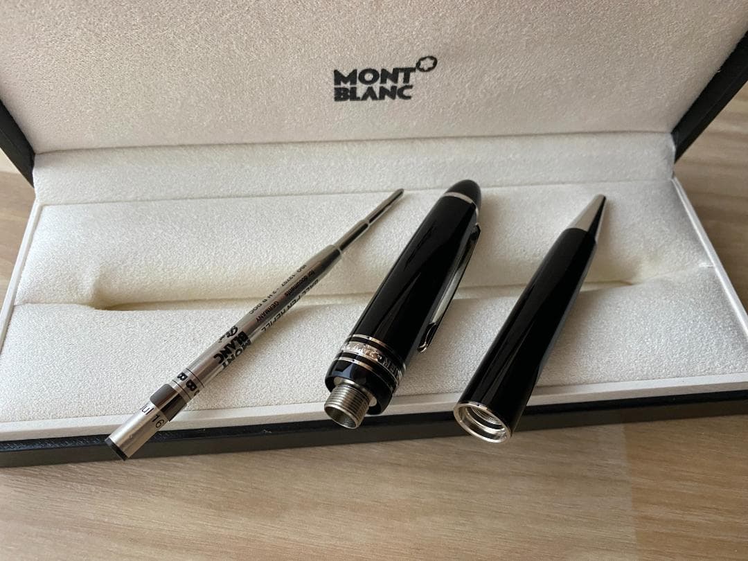 現行品 未使用に近い モンブラン ル・グラン P161プラチナ ボールペン 箱付