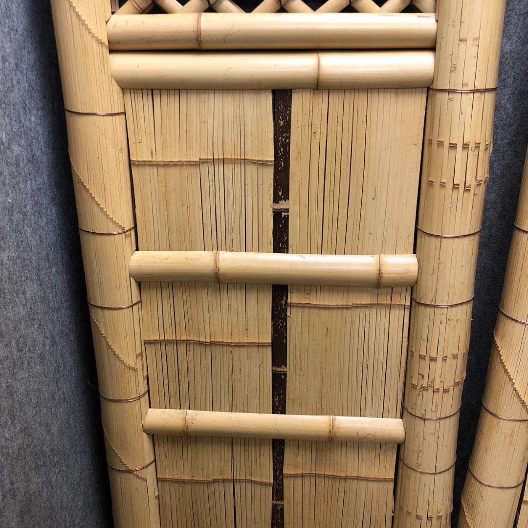 【未使用】　天然竹　玉袖垣 　2個