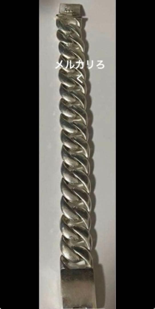 シルバー925 ブレスレット ヴィンテージ 喜平 2面 重量級 アバランチ