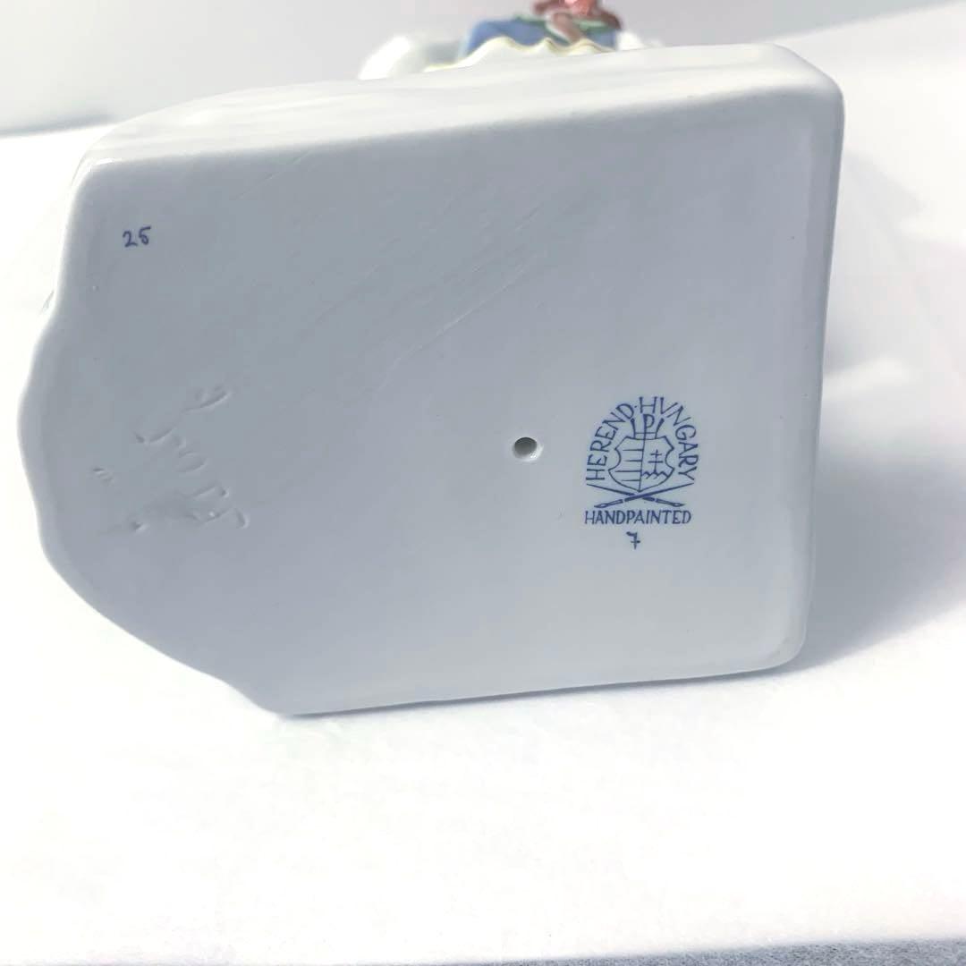 再お値下げ☆美品☆ヘレンド アヒルと少女 フィギュリン 置物