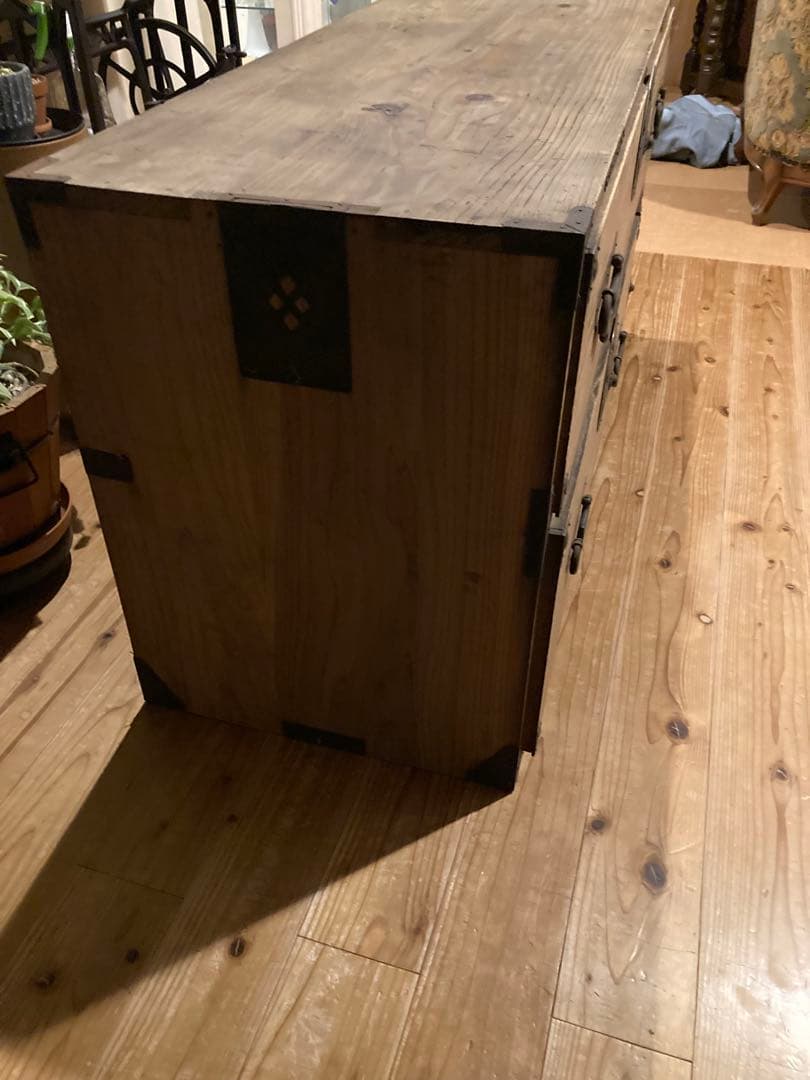 昭和レトロ　桐箪笥　時代家具　着物箪笥　①