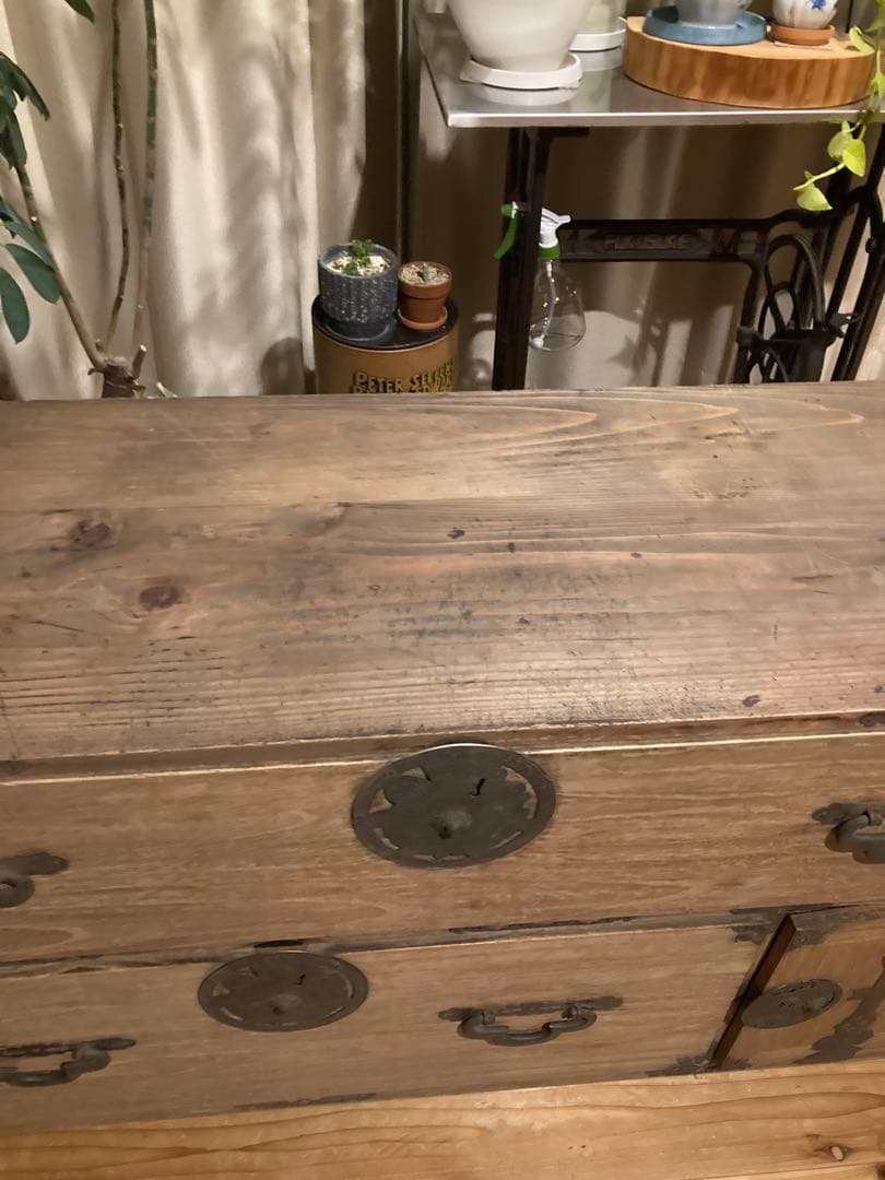昭和レトロ　桐箪笥　時代家具　着物箪笥　①
