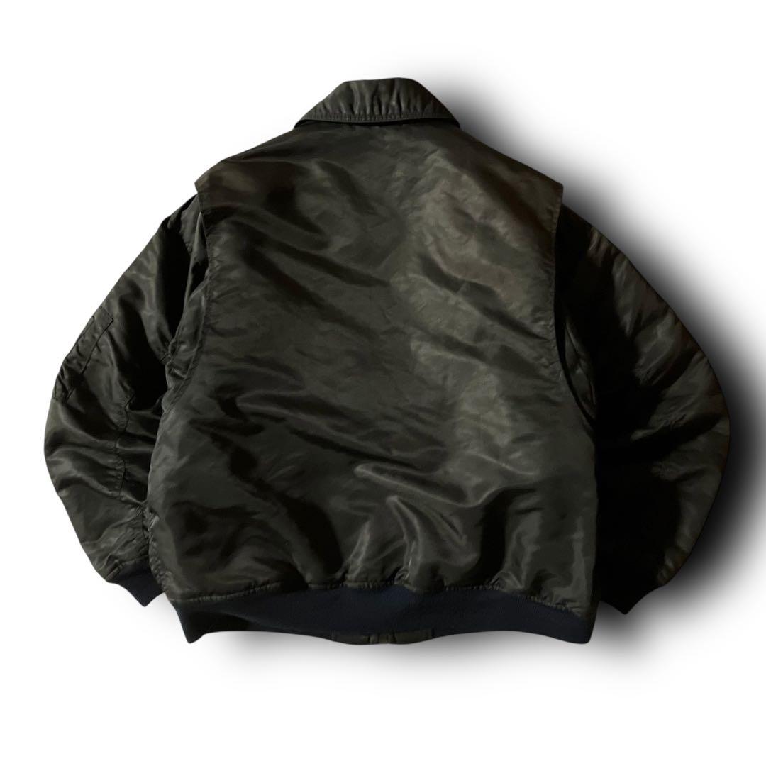 D_ni様☆vintage米軍フライトジャケットCWU-45P民間品MA-1ブラ