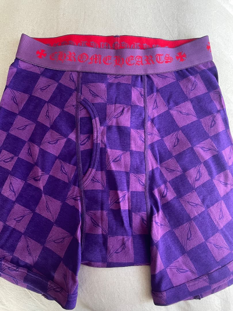 新品正規品クロムハーツ CLASSIC RIB 99 EYES パープル　M