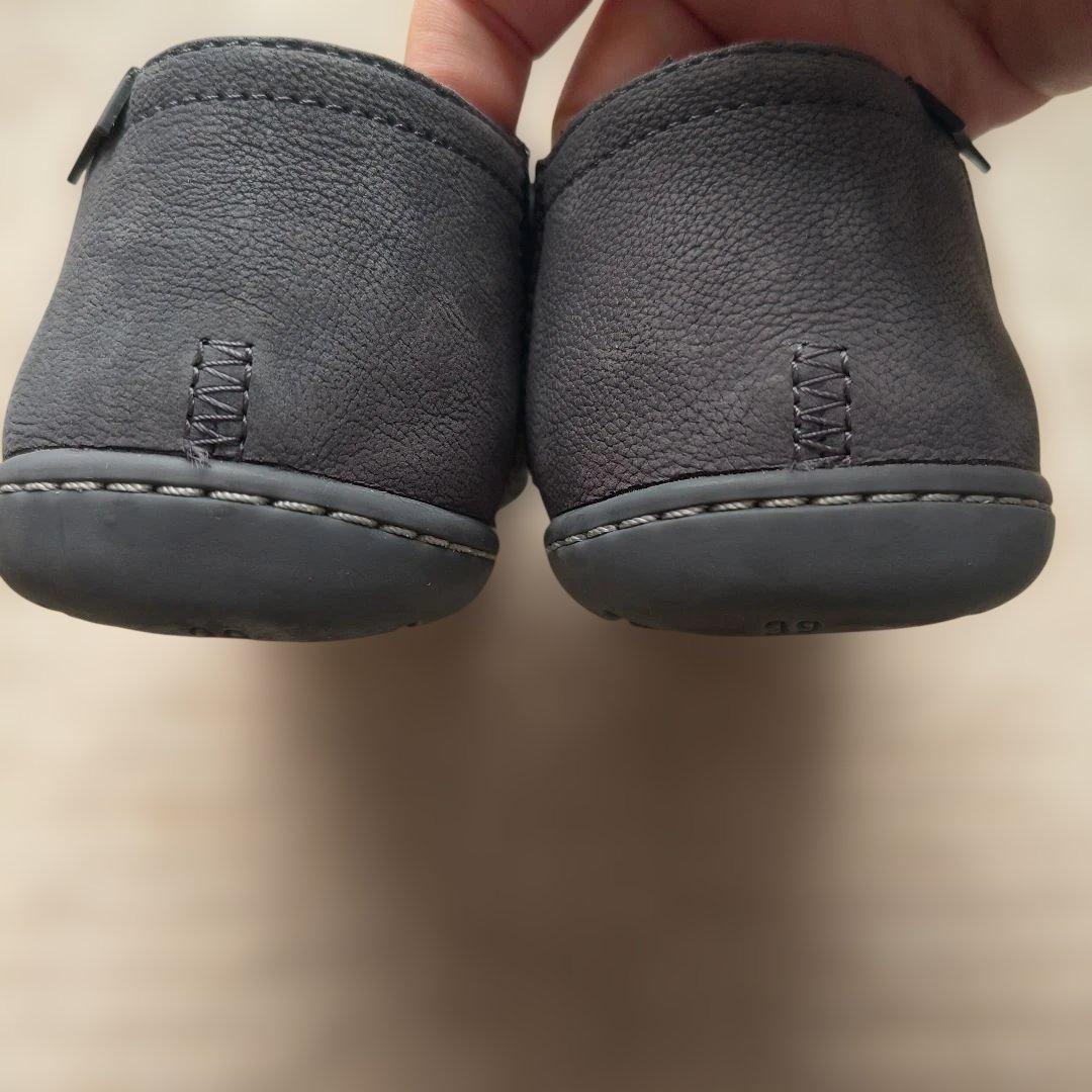 【最終価格】CAMPER カンペール レザースニーカー グレー ペウカミ