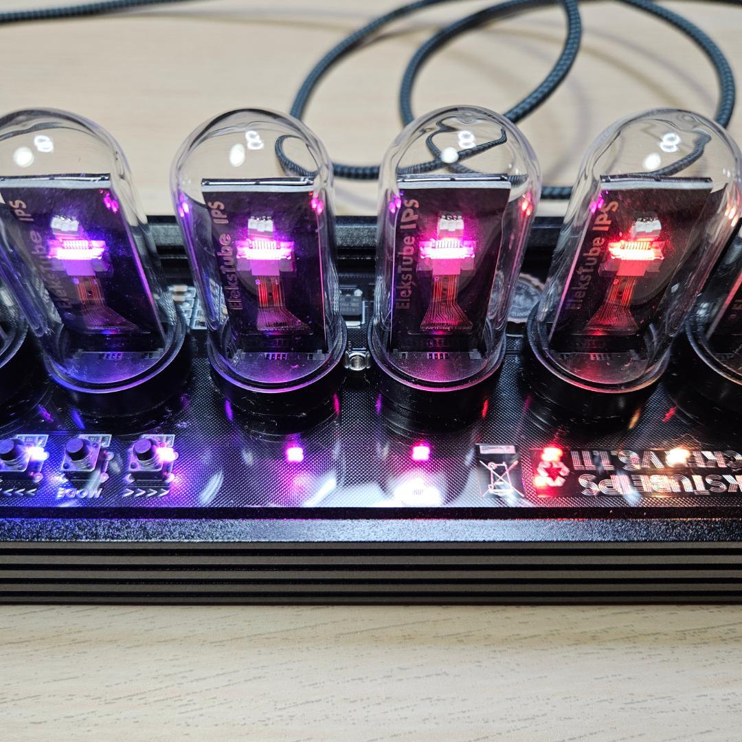 ニキシー管風デジタルクロック