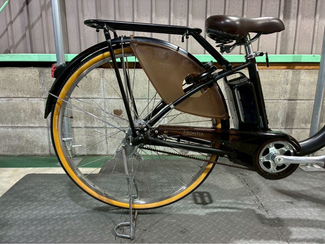 №8615 電動自転車　ブリヂストン　フロンティア 26インチ ブラック✨美品✨