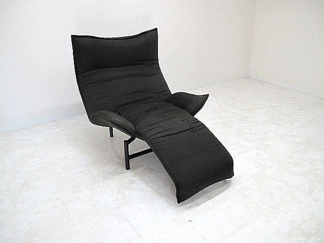 【現状ジャンク品】カッシーナ 「ヴェランダ」 1人掛けソファ／張地劣化・破れ多数