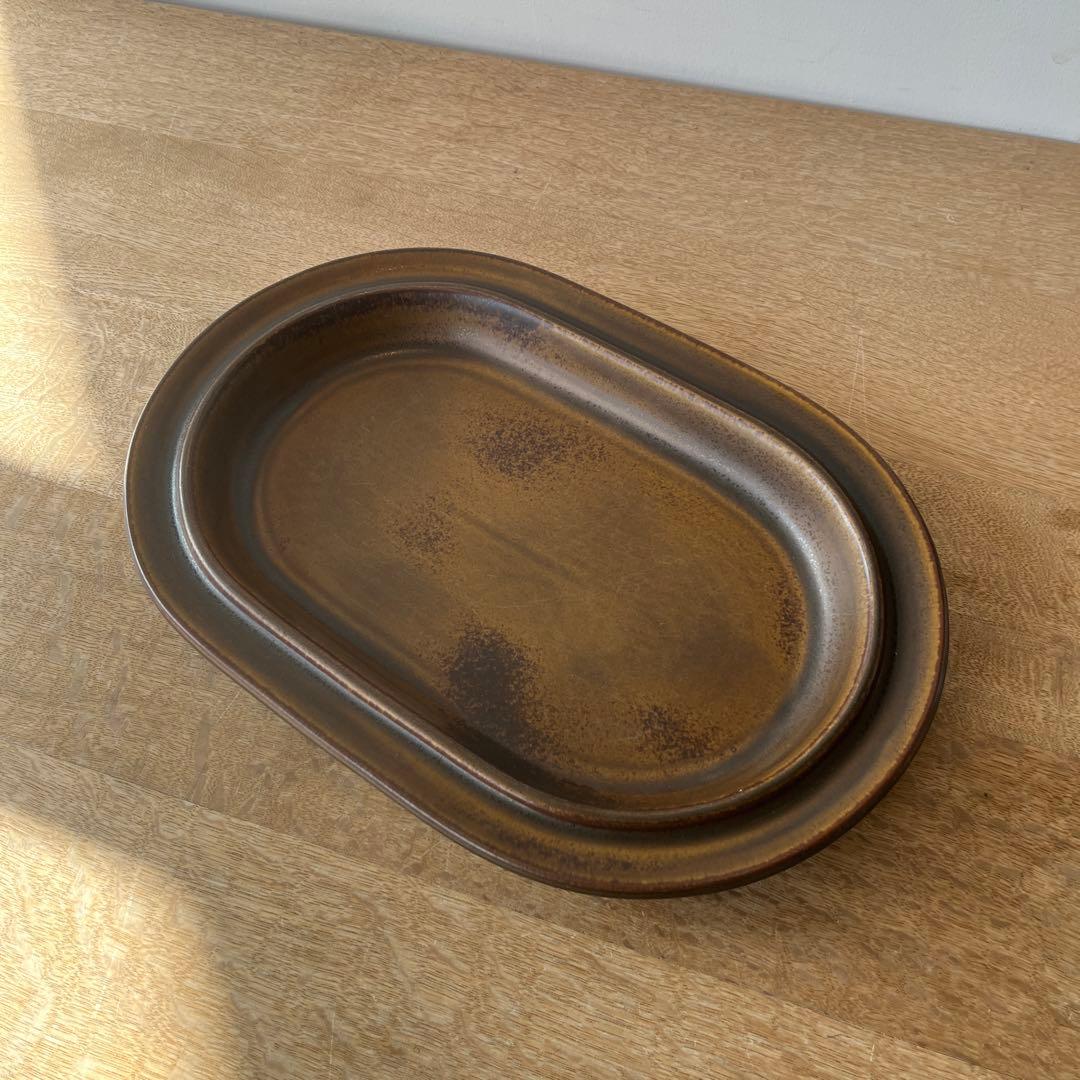 アラビア Arabia ルスカ Ruska 楕円 大皿 オーバル