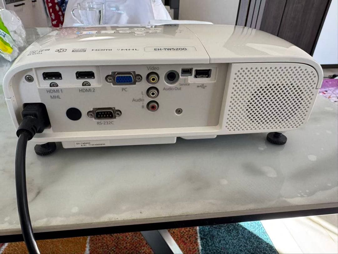 Epson EH-TW5200プロジェクター本体