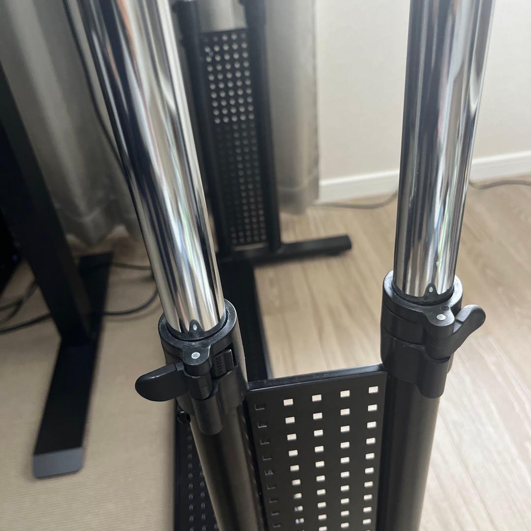 Bauhütte パソコンデスク 黒 引き出し付き