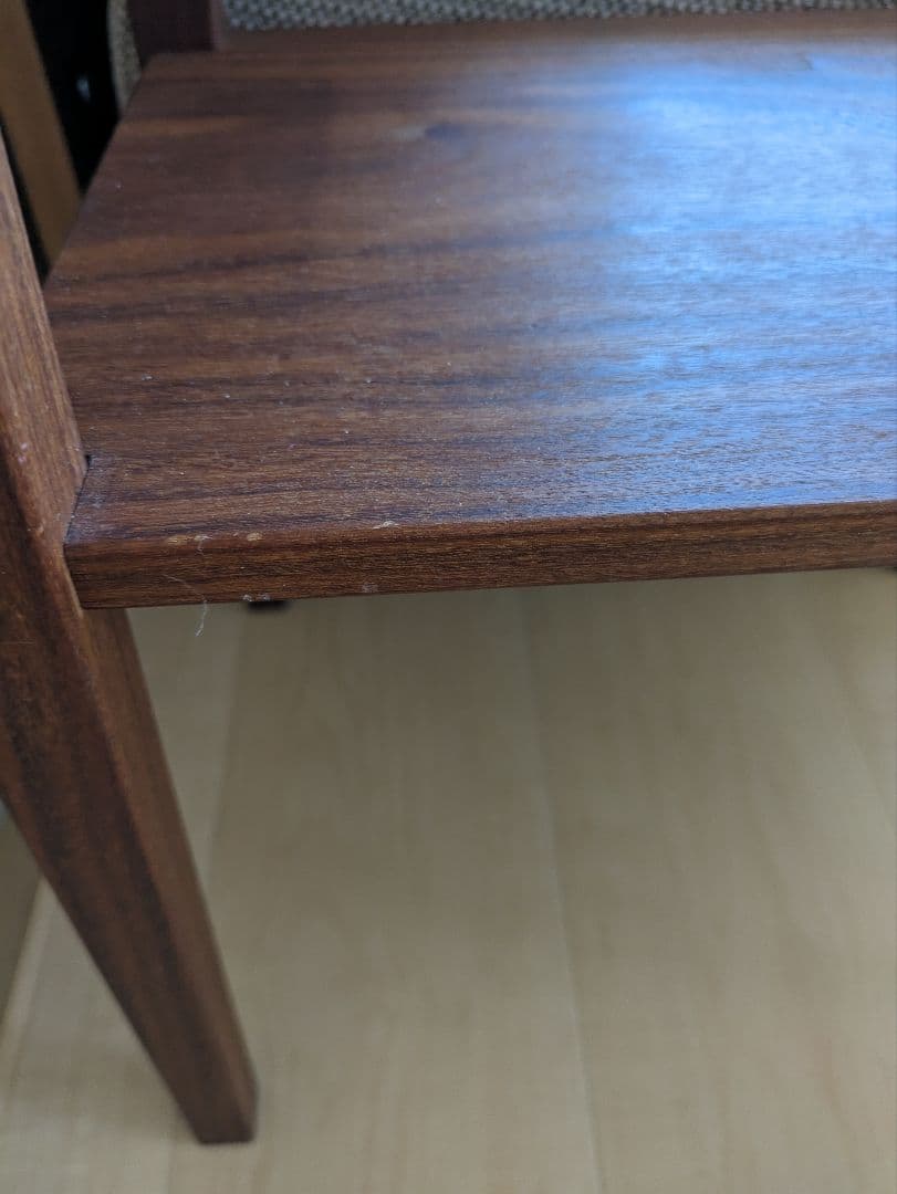 2日間限定　サイドテーブル　チーク　無垢材　ビンテージ家具