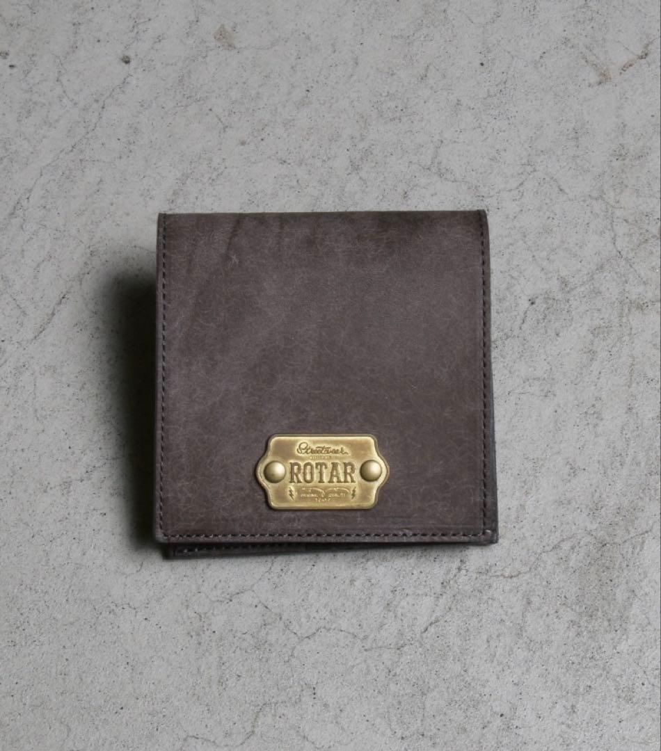 ROTAR ワークプレート スリム ウォレット グレー