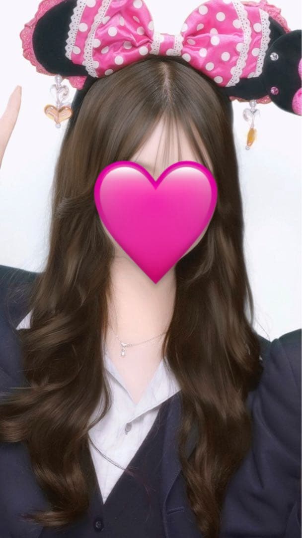 ピンク ミニーイヤリング付きカチューシャ