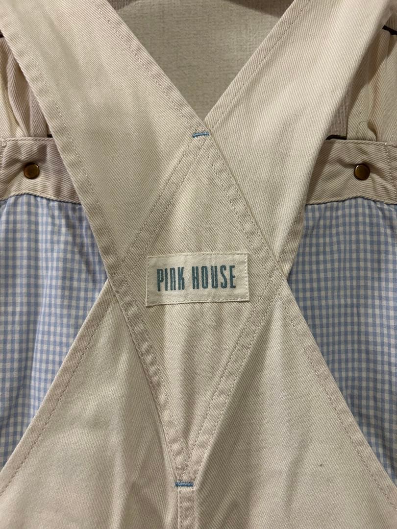 ピンクハウス　 ワッペンいっぱいサロペット ＋パーカーブラウスセット