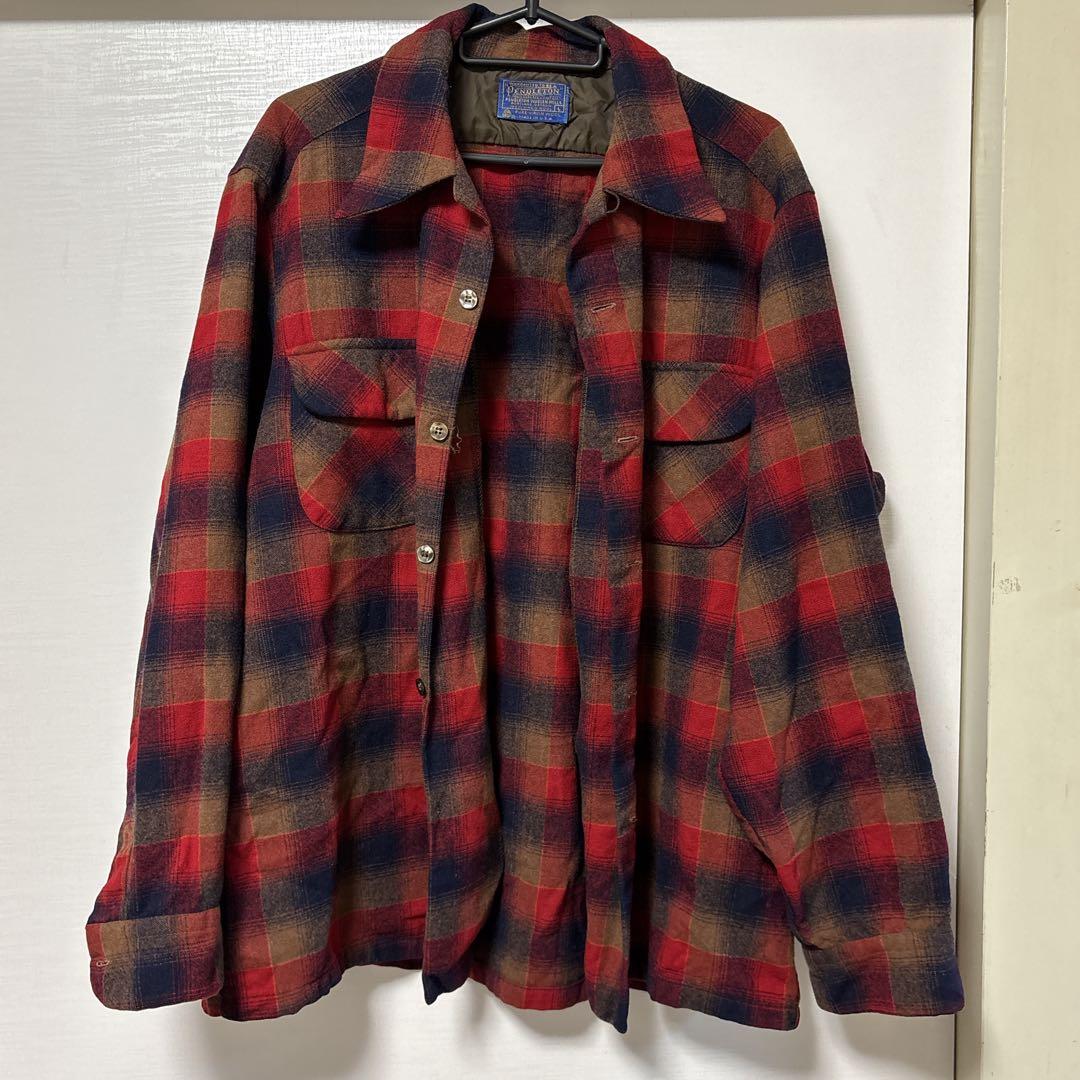 Pendleton＊100%バージンウールネルシャツ＊メンズ＊チェック