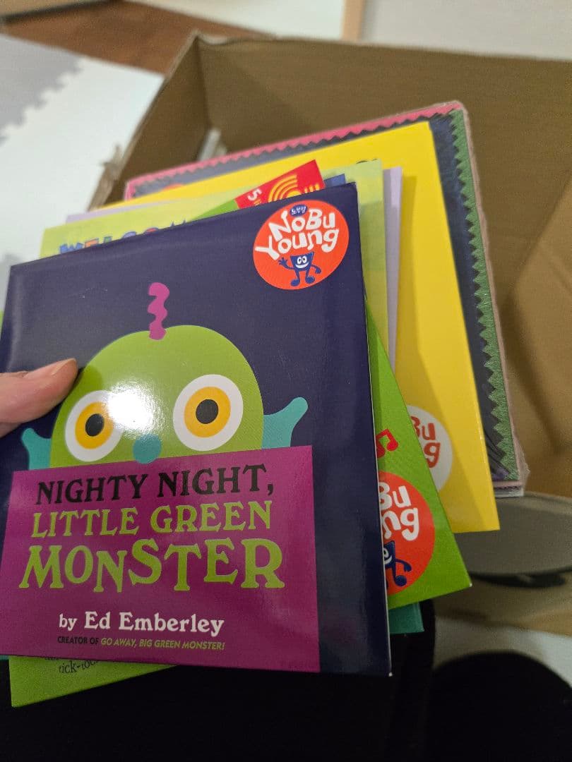 ノブヨンベビー 英語絵本 CD付き 韓国版 正規品 セイペン対応ソングカードあり