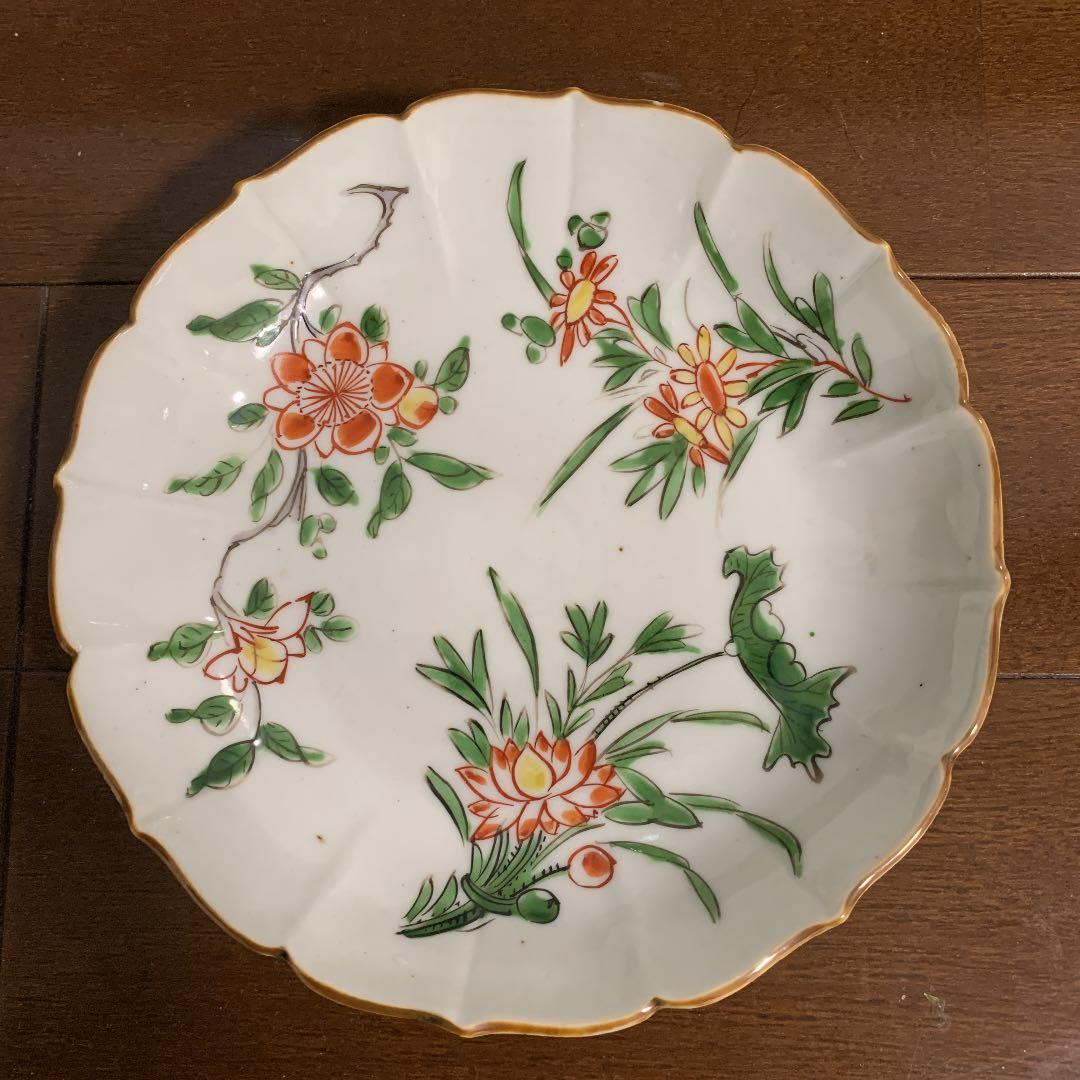 南京赤絵皿5枚 唐物