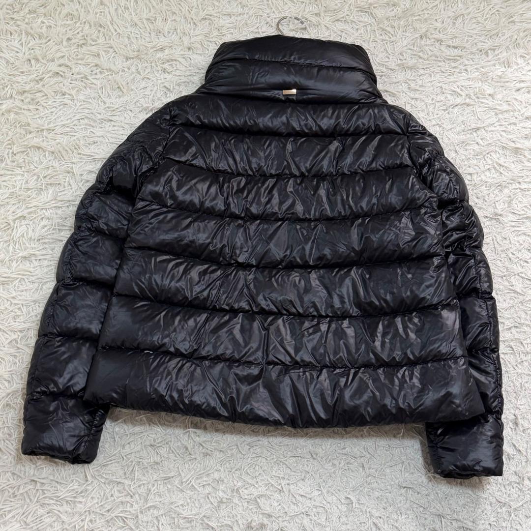 17530✨ヘルノ モノグラム ウルトラライトダウンジャケット 38 ブラック