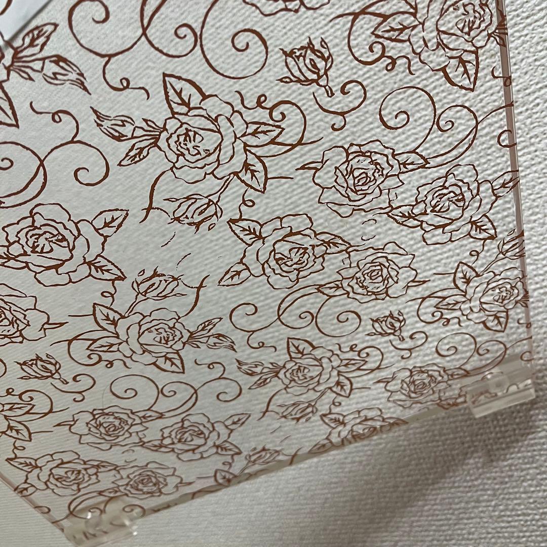 新品◎ アクリル　バスチェア　クリアローズ　L センコー　お風呂　椅子　ピンク