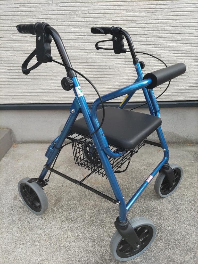 2023年製☆竹虎 TAKETORAハッピーⅡ NB メタリックブルー☆歩行器