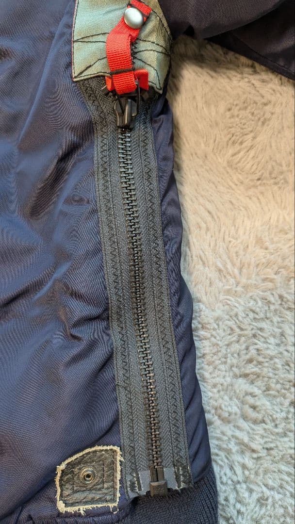 値下げ【現在入手困難】AVIREX フライトジャケット L ネイビー