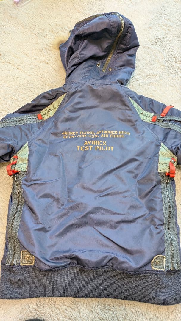 値下げ【現在入手困難】AVIREX フライトジャケット L ネイビー